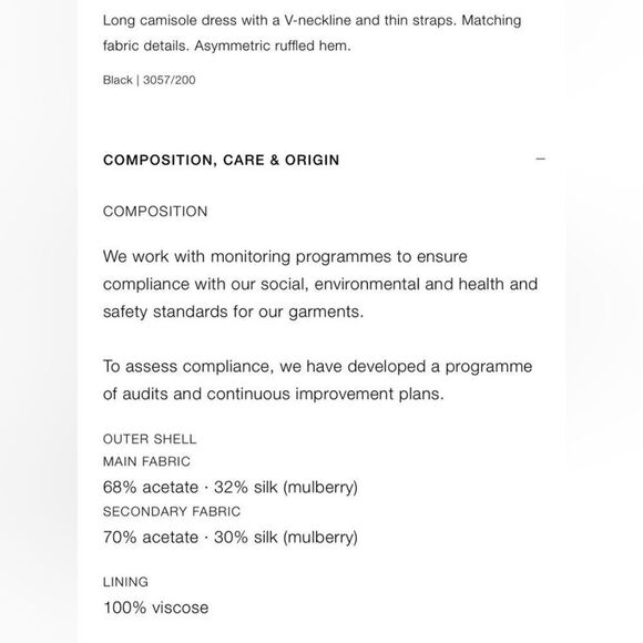 NWT Zara pure silk MULBERRY NARCISO RODRIGUEZ SLIP BLACK DRESS ZARA L - Picture 12 of 13